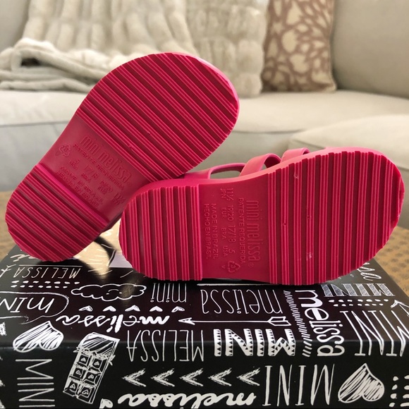 Mini Melissa | NWT toddler girl sandals | Sz 5 - Picture 7 of 7